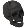 Flowers First Human Skull Ceramic Wood Large Gas Fireplace Logs Halloween Decor, Black - 7.1 x 6.3 x 5.9 in. FL2641509